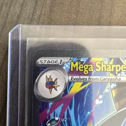 Pokemon Card -M.E. Phantasmal Flames 127/094 -MEGA SHARPEDO EX ultra rare Minty! - Image 2