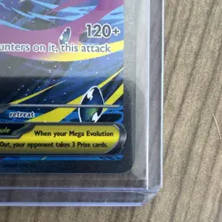 Pokemon Card -M.E. Phantasmal Flames 127/094 -MEGA SHARPEDO EX ultra rare Minty! - Image 4