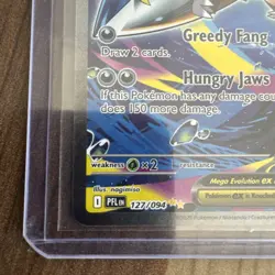 Pokemon Card -M.E. Phantasmal Flames 127/094 -MEGA SHARPEDO EX ultra rare Minty! - Image 5