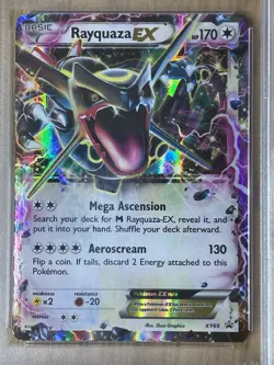 Rayquaza EX 2015 Black Star Promo Card PSA 7 #XY69 - Image 2