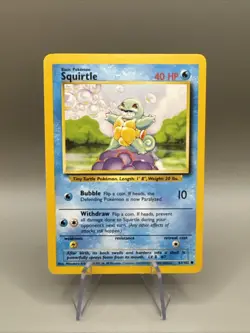 Squirtle 63/102 - Base Set - VINTAGE Pokemon Card - Image 1