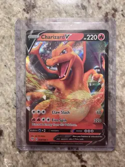 Pokemon Charizard V Ultra Rare Holo Card 019/189 Swsh03: Darkness Ablaze 2020 - Image 1