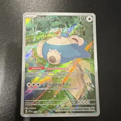 Pokemon Snorlax Promo Holo (051) SV: Scarlet & Violet 150 HP TCG Card - Image 1