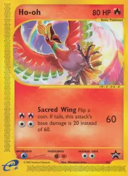 NM-Mint Ho-Oh - 52 - Nintendo Power Magazine (November 2002) Pokemon WoTC Promos - Image 1