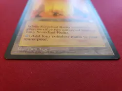 Scorched Ruins #166 MtG Weatherlight - Image 2