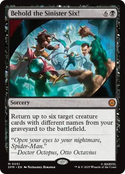 Behold the Sinister Six! [SPM - 51] - NM [Foil] TCG MTG - Image 1