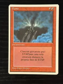 Magic MTG Italian Revised Smoke Artist Proof Near Mint - Only 50 Exist! - Image 1