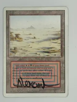 Badlands - Revised Edition - Magic The Gathering - MTG - MP Condition - Image 1