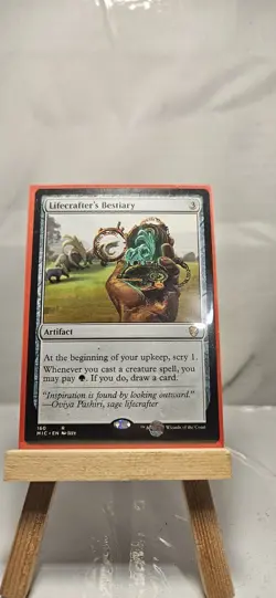Lifecrafter’s Bestiary – MTG Rare Artifact – Commander / EDH Staple NM - Image 1