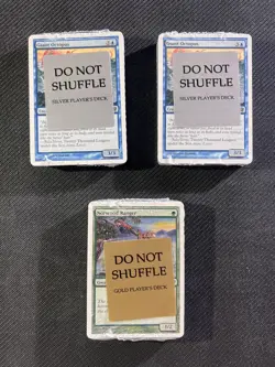 9th Edition Two Player Starter Set Do Not Shuffle Decks 2 Silver and 1 Gold - Image 1