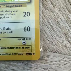 The Pokemon Company Raichu 14/102 Base Set Holo Rare English Pokemon Card - Image 4