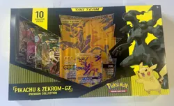 Pikachu & Zekrom-GX Premium Collection Tag Team Pokemon TCG Card Factory Sealed - Image 1