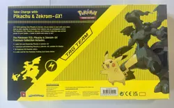Pikachu & Zekrom-GX Premium Collection Tag Team Pokemon TCG Card Factory Sealed - Image 2