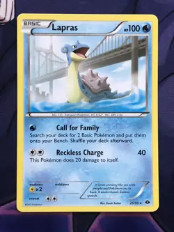 Lapras 25/99 - Rare Pokemon B&W Next Destinies - 2012 Pokemon TCG Near Mint NM - Image 1
