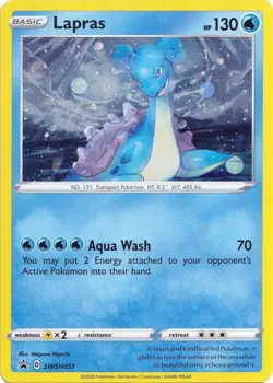 Pokemon TCG: Lapras Promo (Sword & Shield Promos) SWSH051 - Image 1