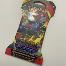 Pokemon TCG Mega Evolution Phantasmal Flames Sleeved Booster Pack English - Image 1