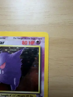 Pokemon TCG Gengar Fossil Holo Card 5/62 Unlimited Rare Vintage WOTC - Image 3
