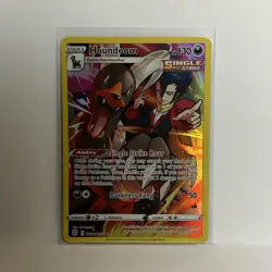 Pokemon Houndoom Ultra Rare Full Art Single Strike Holo TG10/TG30 - Image 1