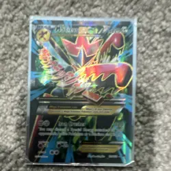 M Scizor EX Full Art Ultra Rare Holo Pokemon Card Breakpoint 120/122 - Image 1