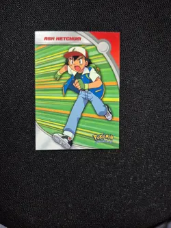 Pokemon 2000 Topps TV Animation Edition - Ash Ketchum (HV1) - Non Holo - LP - Image 1