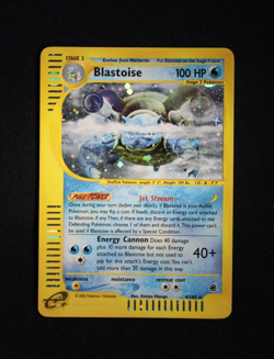 Pokemon Blastoise 4/165 Holo Expedition (Moderately Played) - Image 1