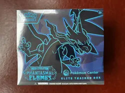 Phantasmal Flames ETB (Pokemon Center) - Sealed - Elite Trainer Box with Case - Image 2