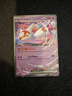 LATIAS EX 076/191 DOUBLE RARE SURGING SPARKS POKEMON HOLO NM - Image 1