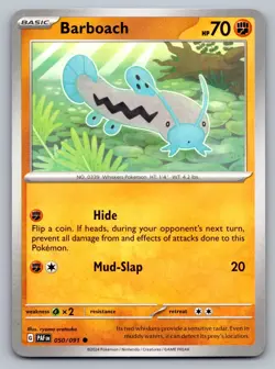 Pokemon TCG SV: Paldean Fates Barboach 050/091 - Image 1