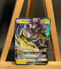 Pokemon Raikou GX SM121 Sm Promos Holo NM - Image 1