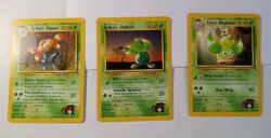 (3) Erikas: Weepinbell 49/132 Gloom 46/132 Oddish 78/132 Pokemon Gym Heroes - LP - Image 1