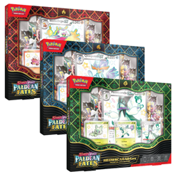 Pokemon TCG Paldean Fates Premium ex Collection Box | Set of 3 Sealed - Image 1