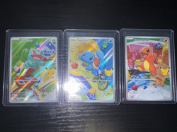 Pokemon First Partner Illustration Collection Series 1 Kanto Gen 1 Starters Set - Image 1