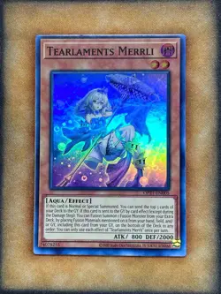 Yugioh Tearlaments Merrli OP21-EN005 Super Rare NM - Image 1
