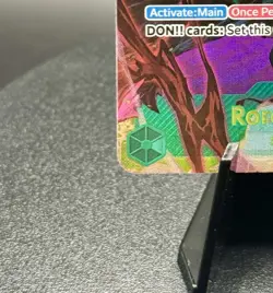 Roronoa Zoro OP06-118 SEC One Piece Card Game Secret Rare Holo NM/M English - Image 2