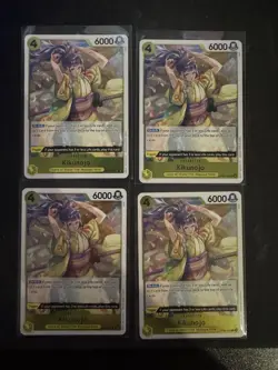 Kikunojo Playset - OP06-104 x4 - Starter Deck 28 Reprint - One Piece TCG - Image 1