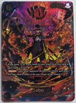 One Piece OPTCG English Sabo SP PRB02-014 Parallel - NM - Image 1