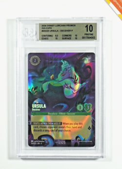 Disney Lorcana BGS 10 Ursula #03D23 D23 Collection 2024 English - Image 1