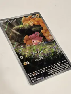 Pawmi 226/091 Pokemon Paldean Fates Illustration Rare Card NM Full Art Holo - Image 4
