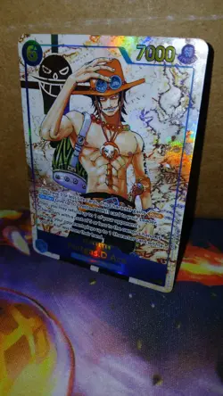 Ace OP13-119 SEC Manga Alternative Art Carrying On His Will One Piece Card - Image 3