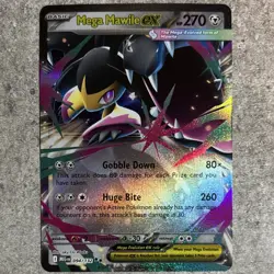 Pokemon Mega Mawile EX Full Art Holo Card 094/132 270 HP 260 Attack Steel - Image 1