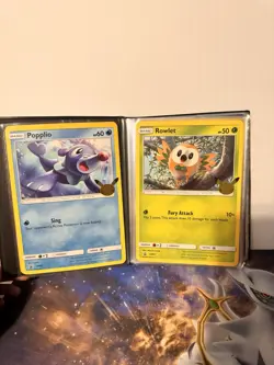 2021 Pokemon 25th anniversary jumbo binder W/ 30+ Cards - Image 4