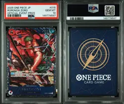 PSA 10 Zoro ST21-015 Flagship Battle 2025 Top 8 Prize ONE PIECE Card Japanese - Image 3