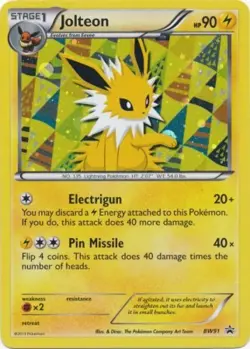 Lightly Played Jolteon - BW91 - Promotional Pokemon BW Promos - Image 1