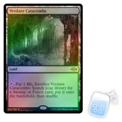 FOIL VERDANT CATACOMBS Modern Horizons 2 Magic MTG MINT CARD - Image 1