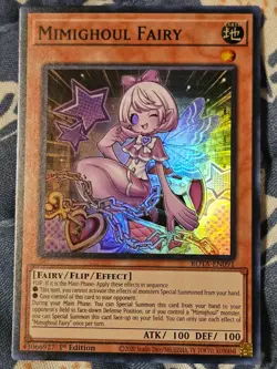 Mimighoul Fairy - ROTA-EN091 - Super Rare - 1st Edition Yugioh - Image 1