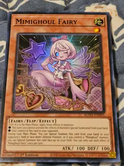 Mimighoul Fairy - ROTA-EN091 - Super Rare - 1st Edition Yugioh - Image 2