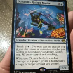 TMNT Donatello, Gadget Master 035 Rare Legendary Creature Blue Regular - Image 2