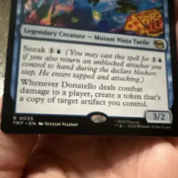 TMNT Donatello, Gadget Master 035 Rare Legendary Creature Blue Regular - Image 3