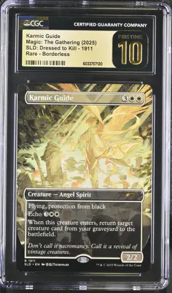 KARMIC GUIDE Secret Lair Dressed to Kill CGC 10 Pristine MTG [Nostalgium] - Image 1