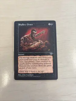 Shallow Grave NM Mirage Regular MTG (Reserved List) - Image 1